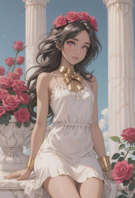 Anime Style Rose Garden