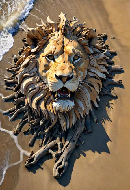 Driftwood Detailed Art - Dream Diffusion - By DICE