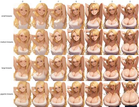 Breasts size slider pdxl
