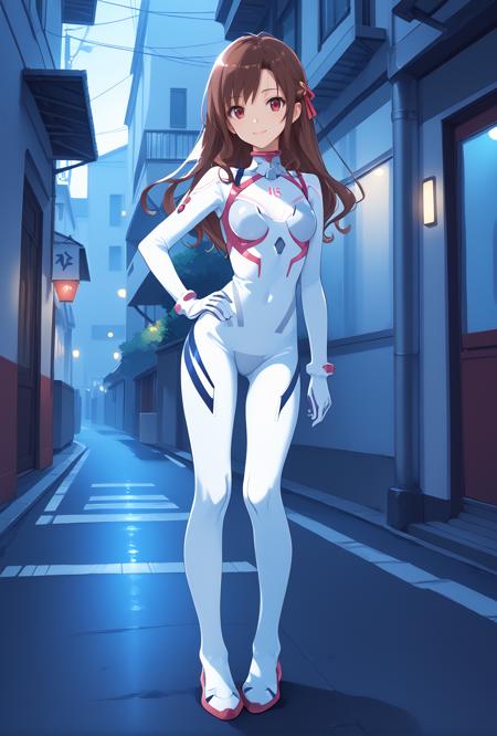 [Costume]Evangelion 3.0 Asuka/Mari lasty plugsuit /EVA 终 真希波/明日香的 白色作战衣