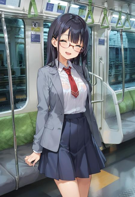JR East E235 series train interior PONY