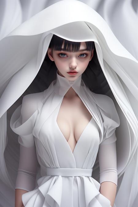 white issey miyake 三宅一生白