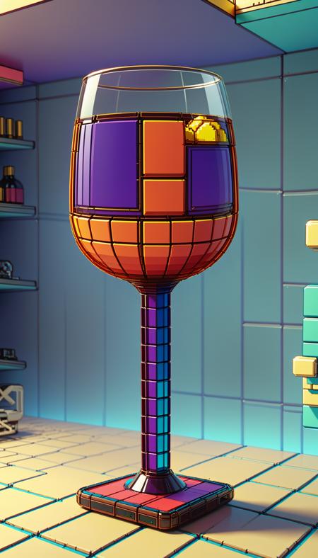 NES Voxel Style SDXL
