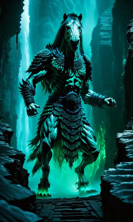 Monster Codex-Horse-faced demon | 怪物志-百鬼-马面鬼