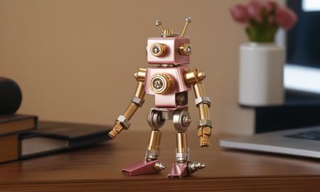 XL Realistic vintage mech art style