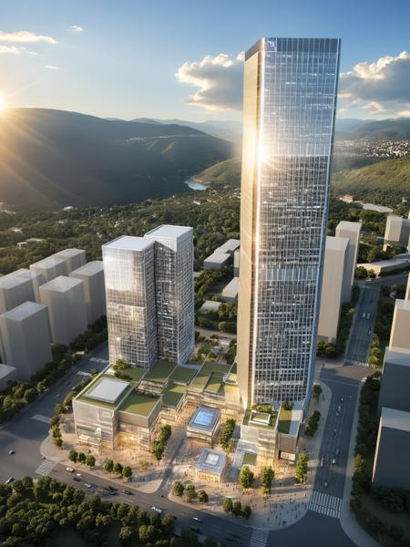 JJ's Archviz architectural Birdview