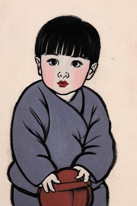 Chinese style comics--（丰子恺漫画风格）