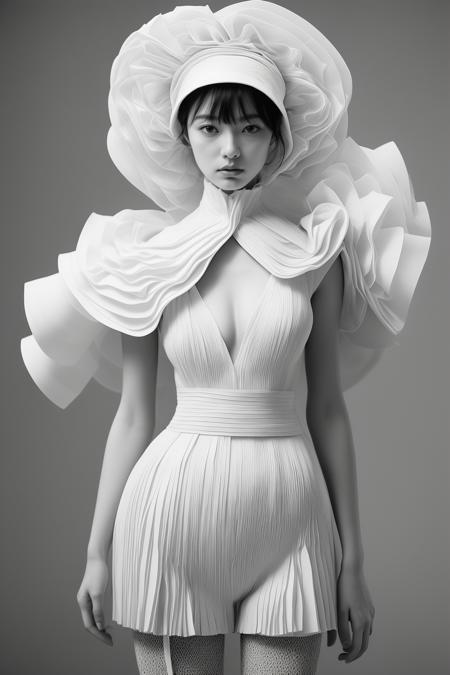white issey miyake 三宅一生白