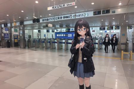 新大阪駅 新幹線のりば（のりかえ口）Shinkansen Tracks (shin-osaka station transfer gate) SD15
