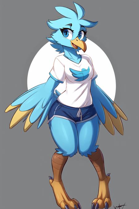 Twitter Bird (Anthro)