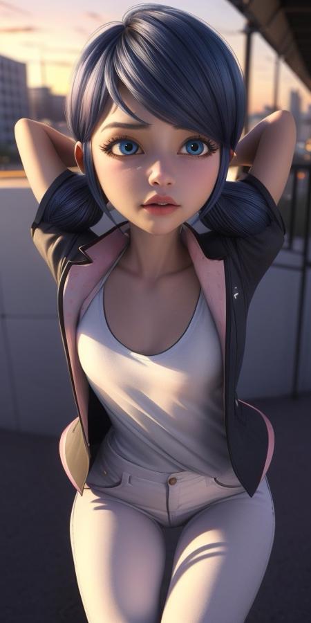 Marinette Dupain-Cheng, Ladybug, Miraculous. Different models and attires.