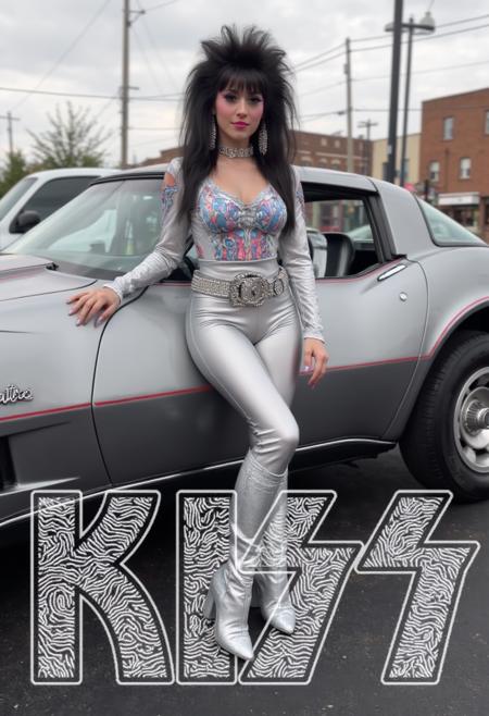 Sexy 80s Lady | Heather Leather FLUXDEV