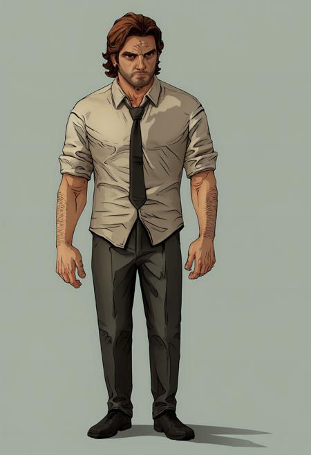 Bigby Wolf - The Wolf Among Us [SDXL Pony]