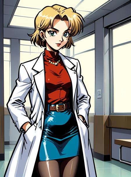Ritsuko Akagi from Neon Genesis Evangelion SDXL