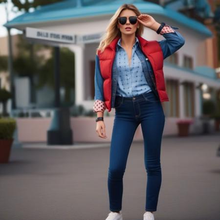 Marty McFly style - Back to the future - SDXL