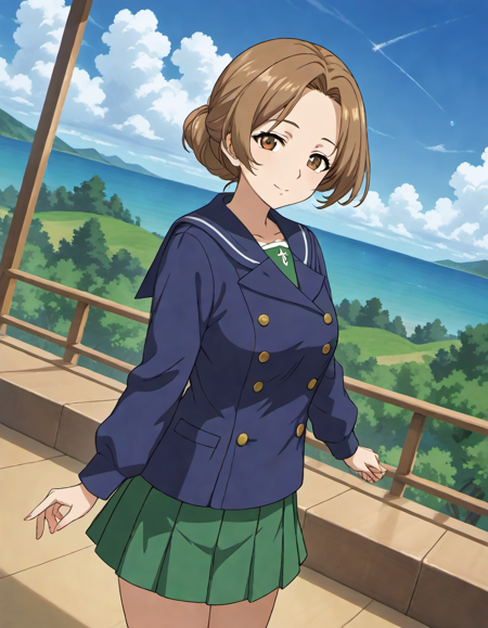 ooarai winter school uniform (girls und panzer) / 大洗女子冬服 (ガールズアンドパンツァー)