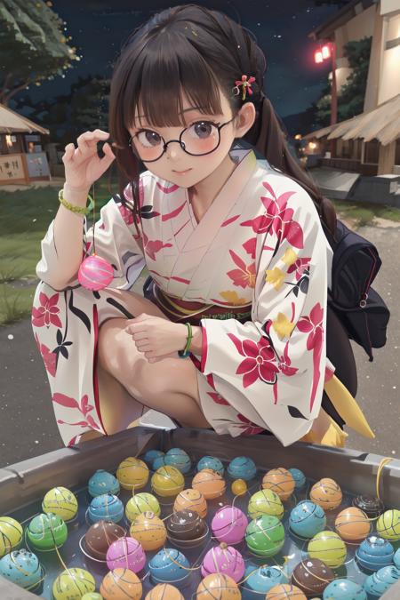 ヨーヨー釣り fishing yo-yo balloon SD15