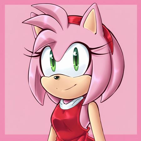 Amy Rose [Illustrious, PONY]版本V1 - Pony (ID: 1014395)