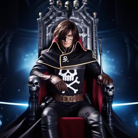 300 th LORA : Captain Harlock / Albator - SDXL (3D movie/anime)