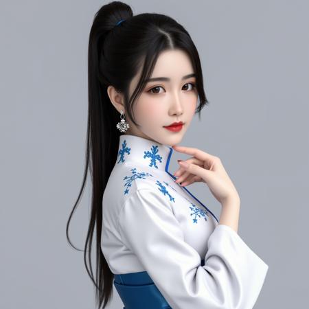 Virtual Asian Female Character 09