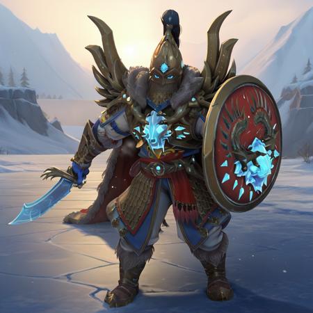 Naryska Leysa, The Golden Knight | Kislev (Total War Warhammer)