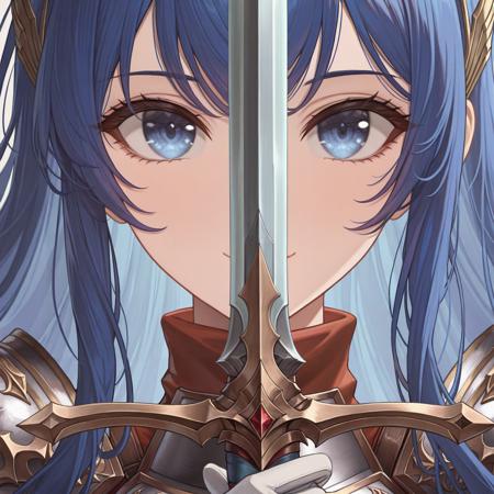 Sword Salute (Pose) SDXL LoRA [Illustrious]