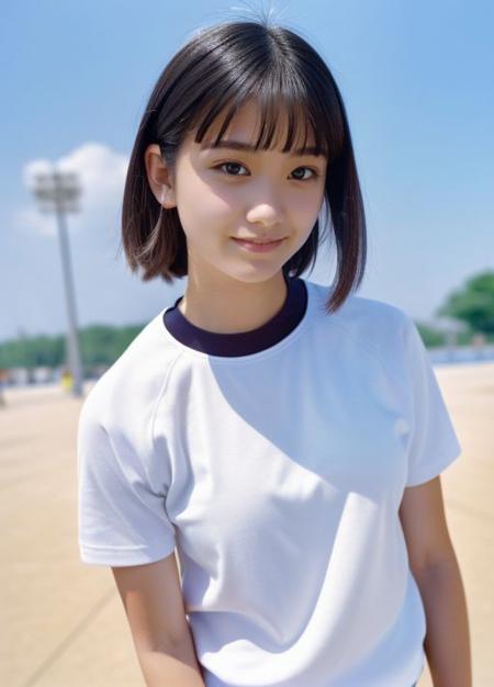 日本の体操服/ Traditional Japanese gym uniforms.