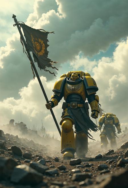 The Space Marines Warhammer 40K | Flux + Pony
