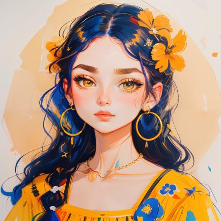 Gouache. LoRA