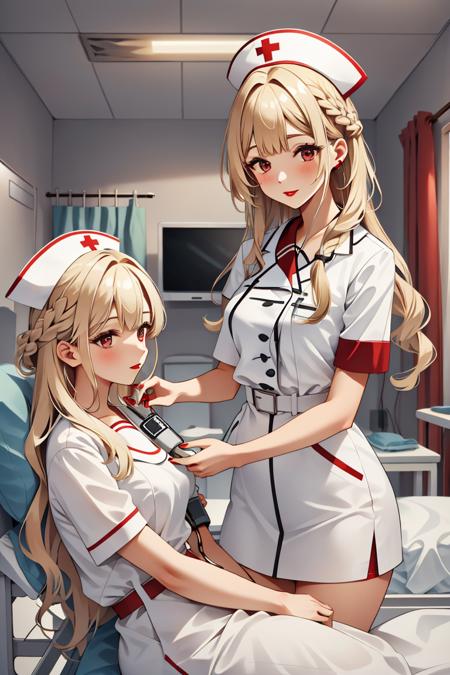 Nurse examines Patent/Nurse