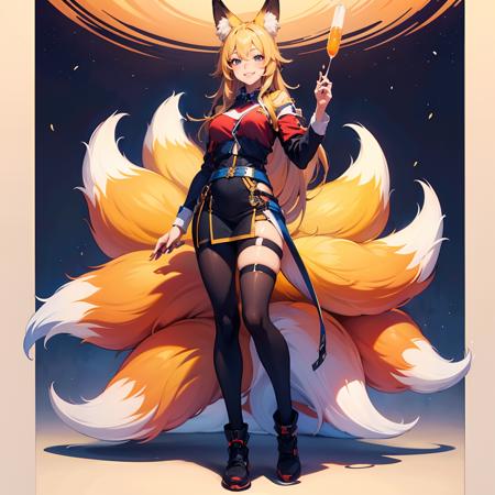 九尾狐女孩 Nine tailed Fox Girl