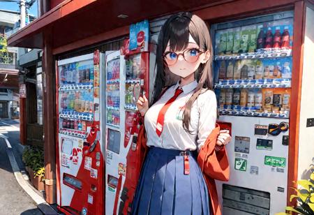 自動販売機1 Vending Machines in Japan SDXL