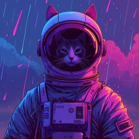 Retro neon style [FLUX+SD+XL+Illustrious-XL+Pony]