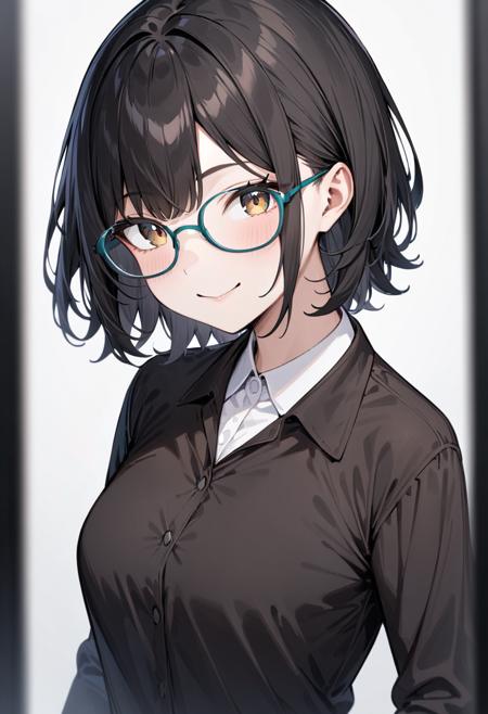 oval cell frame glasses SDXL