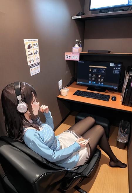 ネカフェ (Internet Cafes in Japan) SDXL