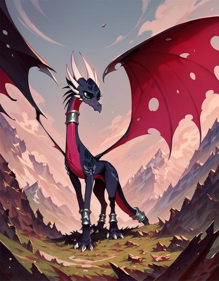 Corrupted Cynder【 The legend of Spyro - A New Beginning 】- 【PONY - FLUX - DSXL】