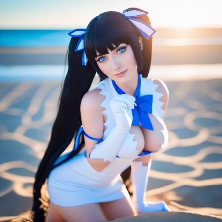 Goddess Hestia - DanMachi - Realistic & Anime
