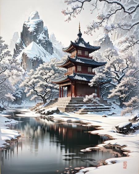 Modern chinese ink painting(當代工筆水墨畫)