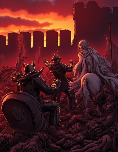 Kentarō Miura Style (Berserk) - LoRA - FLUX1.Dev