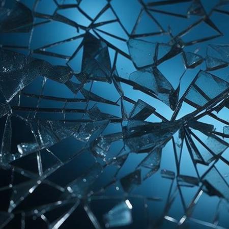 Broken glass texture