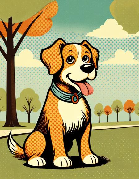 Ben Day Dots Style (Retro Comic) (SDXL)