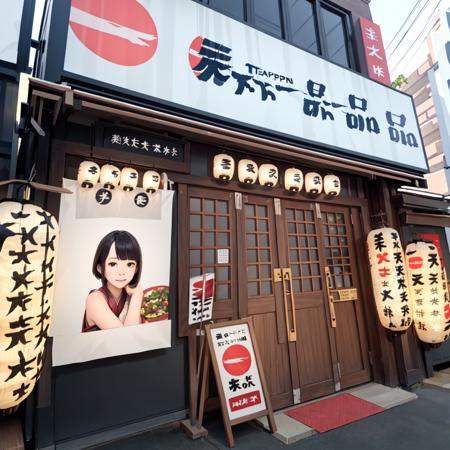 鶏ガラベースのこってりが有名なラーメン店 / tenkaippin SD15