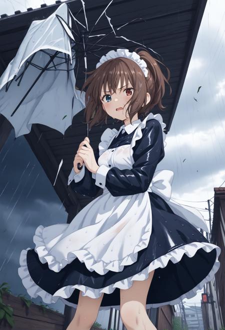 [SDXL&Pony] broken umbrella / inverted umbrella / 壊れた傘 / 折れた傘 / 逆さ傘