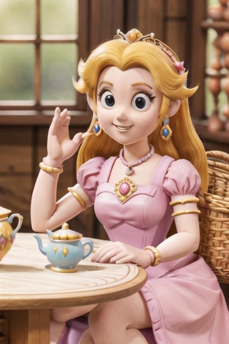 Princess Peach (Retro 2D LoRA)