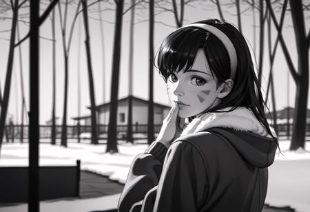 Monochrome portraiture