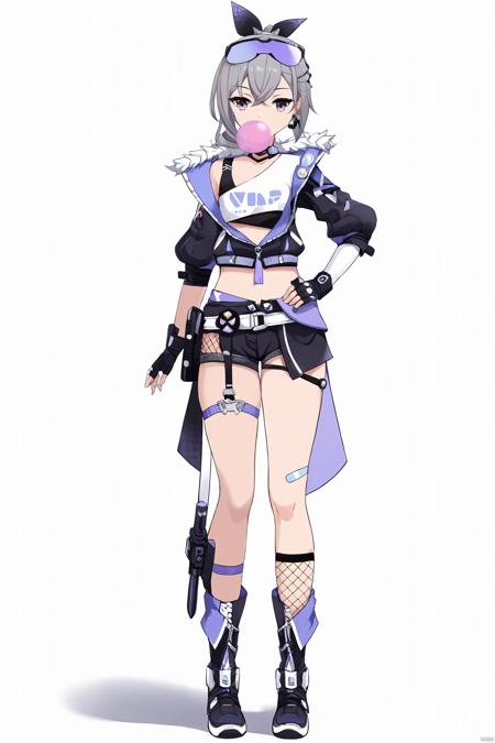 ( A3 | Pony | Kohaku) SDXL Lora-银狼-Silver Wolf-崩坏：星穹铁道 Honkai Star Rail-MIHOYO Collection 米家全家桶系列