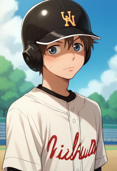 Kosuke Izumi - Big Windup! (Commission) - Pony + Illustrious