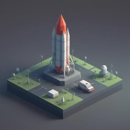 Isometric low poly XL