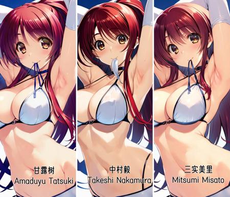 [XL] Leaf (AQUAPLUS) Amaduyu Tatsuki/甘露树+Mitsumi Misato/三实美里+Takeshi Nakamura/中村毅 《ToHeart2》- Artist Style