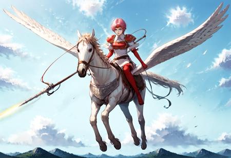 Pegasus knight / ペガサスナイト (Fire Emblem) Pony/Flux/IL